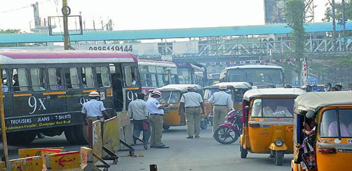 Image result for Traffic curbs in Hyderabad on account of Bakrid