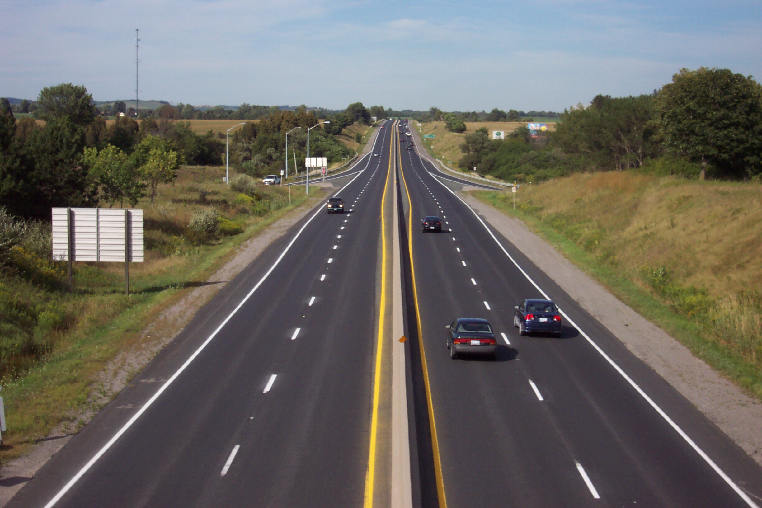 Two Lane Undivided Highway Def