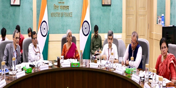 Finance Minister Nirmala Sitharaman Chairs 7th Pre-Budget Consultation With Trade & Services Representatives