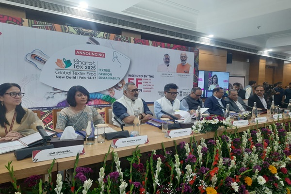 Global Textiles Expo Bharat Tex 2025 to held from February 14th to 17th next year