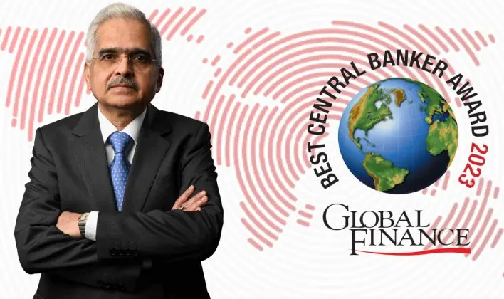 RBI Governor Shaktikanta Das ranks top central banker by  US magazine 