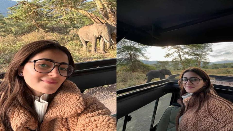 Ananya Panday enjoys African Safari up close with wildlife