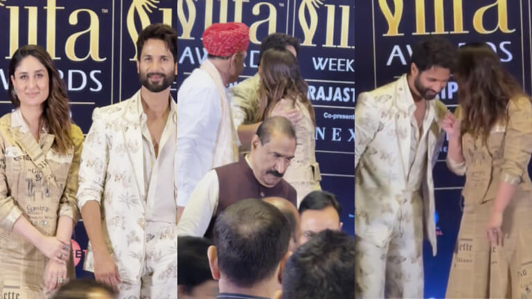 Shahid and Kareena Kapoor had a mini reunion at IIFA in Jaipur