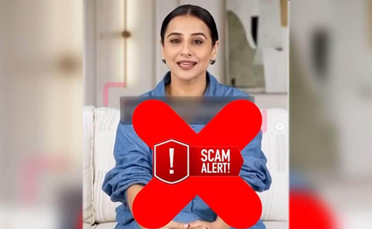 Vidya Balan warns fans about AI deepfake videos