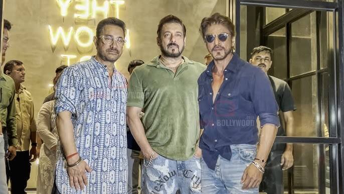 Salman, Shah Rukh and Aamir all three Khans come together for Loveyapa screening