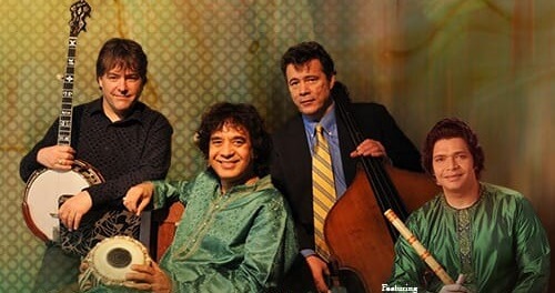 Grammy winners Zakir Hussain, Rakesh Chaurasia, Bela Fleck, and Edgar Meyer announce India tour