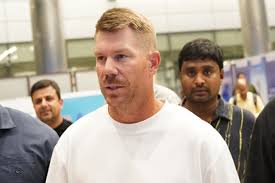 David Warner arrives in Hyderabad to launch trailer of debut Telugu film Robinhood