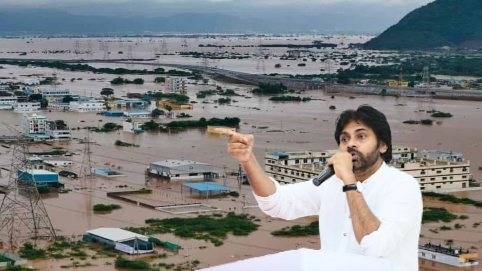 Pawan Kalyan donates Rs 6 crores for flood Relief in Telugu States