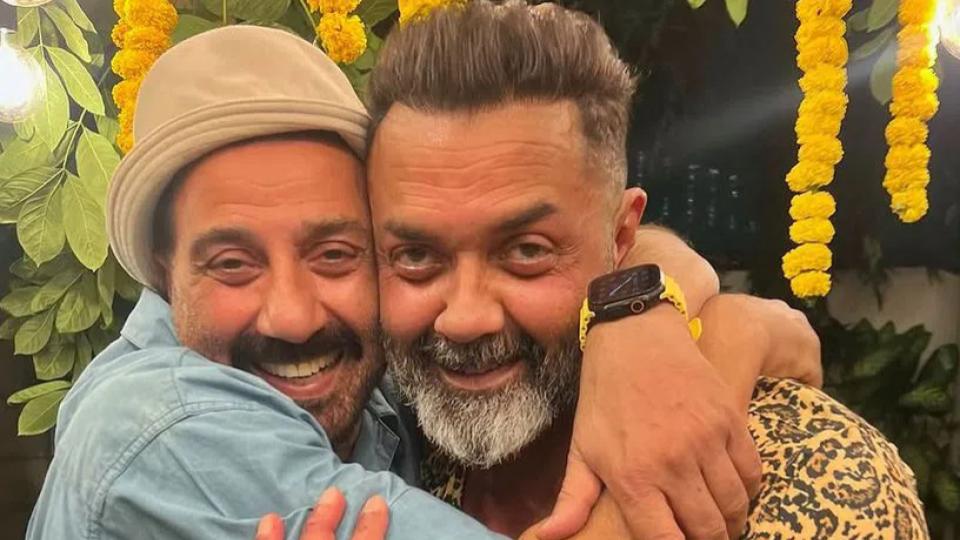 Sunny Deol lovingly wraps arms around ‘little brother’ Bobby Deol