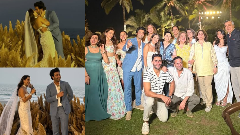 Aadar Jain and Alekha Advani gets married in an intimate ceremony in Goa