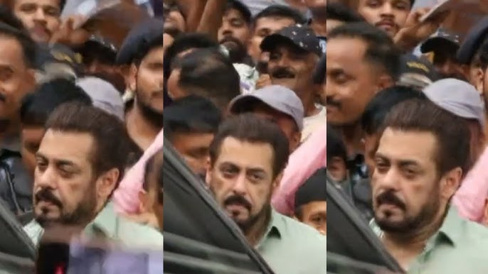 Salman Khan arrives at Baba Siddique