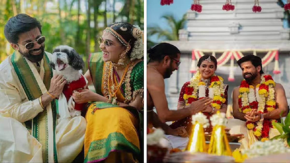 Actor Keerthy Suresh ties knot with longtime boyfriend Antony Thattil in Goa