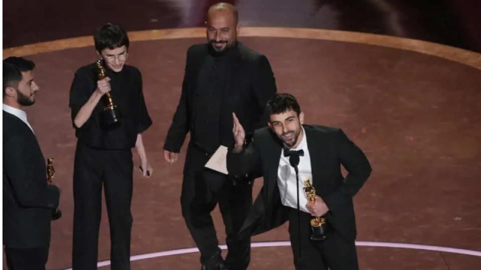 Israel-Palestinian film ‘No Other Land’ wins Oscar for best documentary