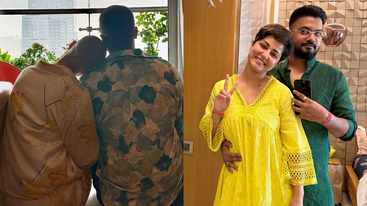 He shaved his head when I did: Hina Khan praise boyfriend Rocky Jaiswal for his support during her cancer battle