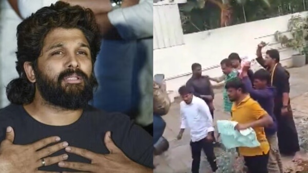 Students attack Allu Arjun’s Hyderabad residence, tomatoes, stones pelted and flower pots damaged