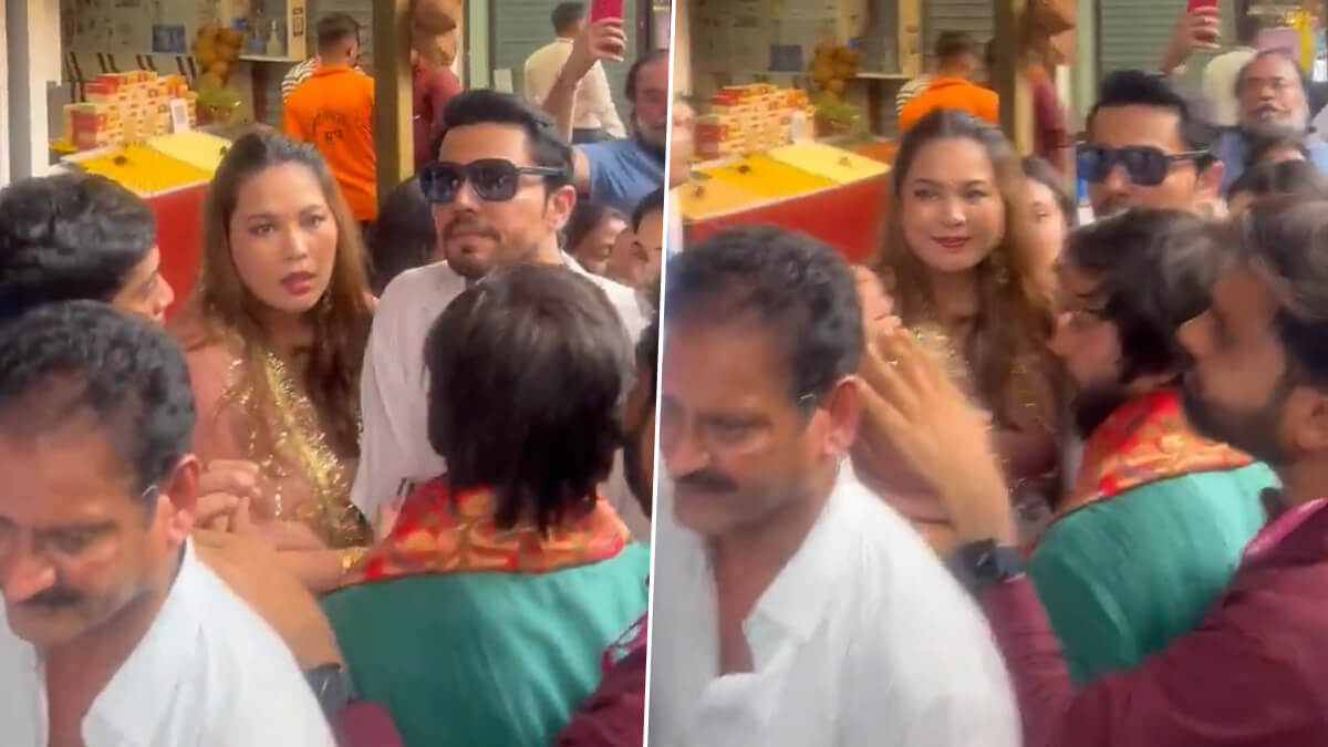 Randeep Hooda-Lin Laishram skip VIP access while visit to Lalbaugcha Raja