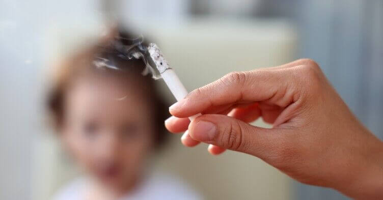 Study finds second-hand cigarette smoke can cause changes in children