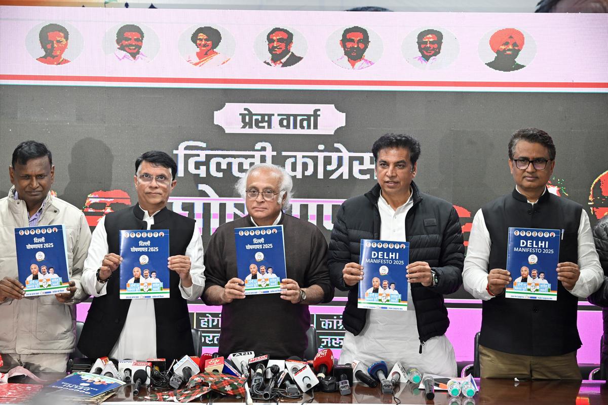 Congress releases election Manifesto for Delhi Assembly election