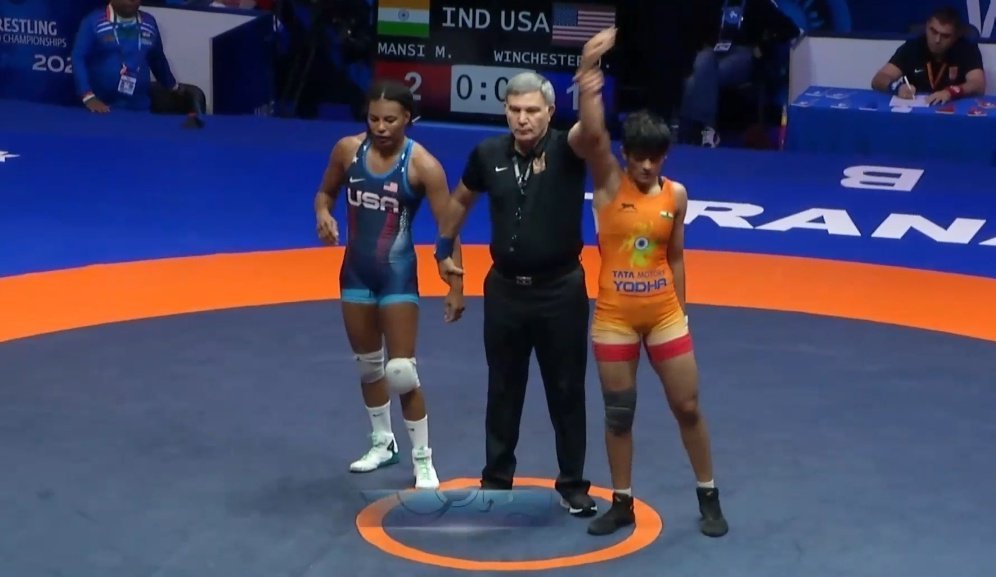 Mansi Ahlawat Wins Bronze in 59kg at U23 World Championships  