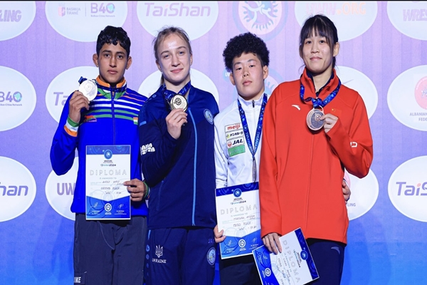 Wrestling: Inda bags two medals at  U-23 World Championship