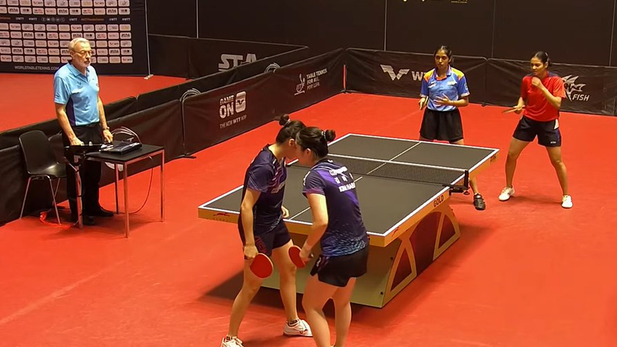 Table Tennis: Indian duo of Yashaswini- Krittwika clinch women’s doubles title