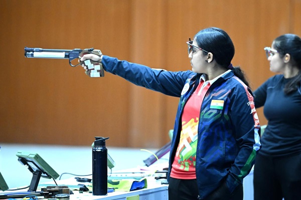 38th National Games: Haryana’s Suruchi bags Gold in women’s 10 metre air pistol