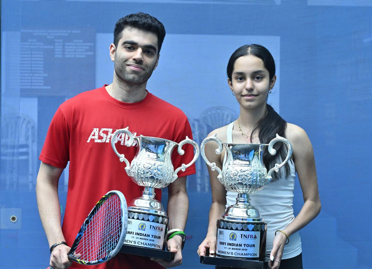 Anahat Singh & Veer Chotrani Win PSA Challenger Squash Titles in Chennai