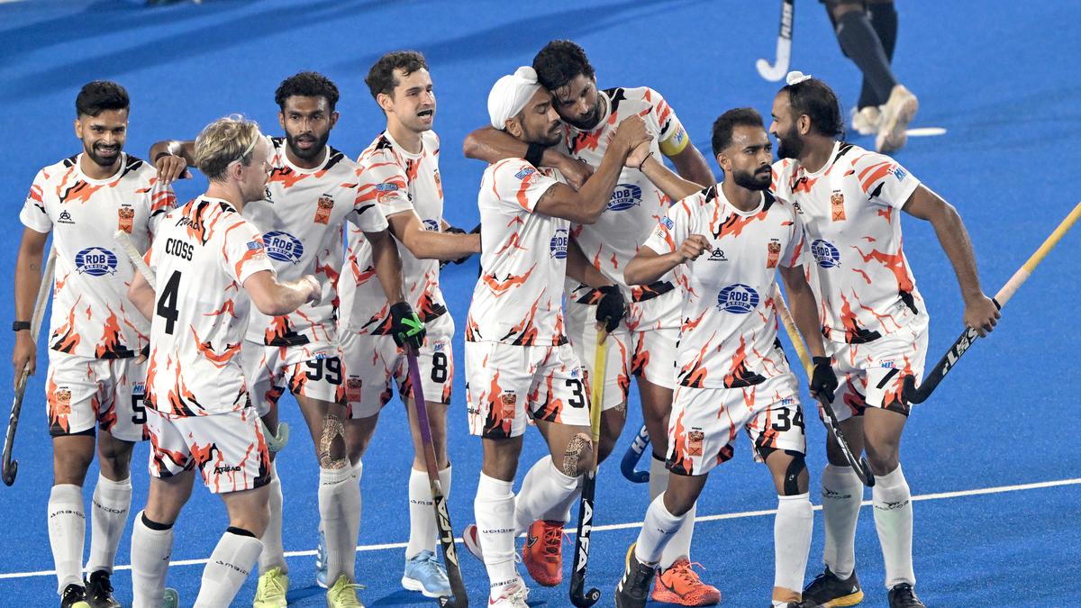 HIL 2024-25: Bengal Tigers defeat UP Rudras 5-3