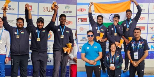 Indian Trio Wins Gold in Men’s 25m Rapid-Fire Pistol at ISSF Junior World Championship