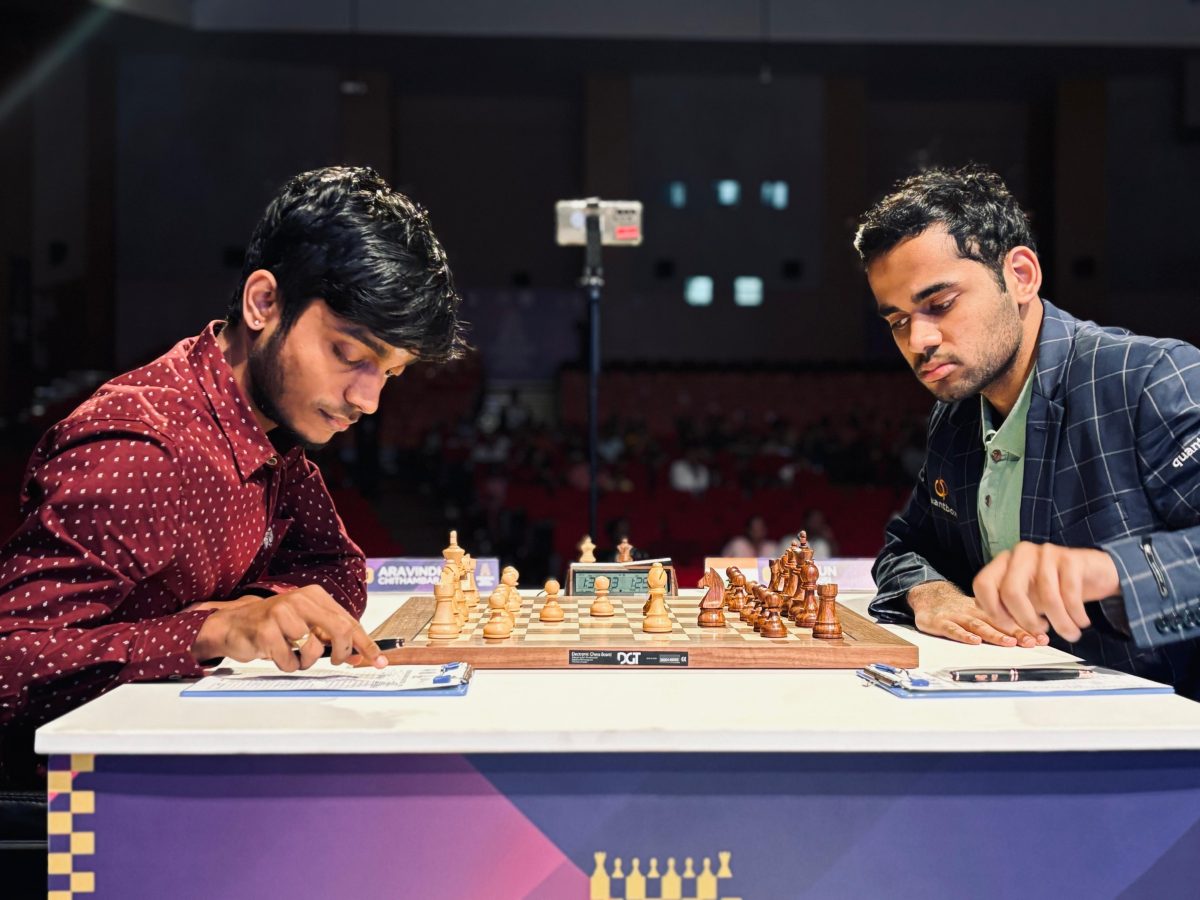 Aravindh Chithambaram defeats World No. 2 Arjun Erigaisi in Chennai Grand Masters 2024