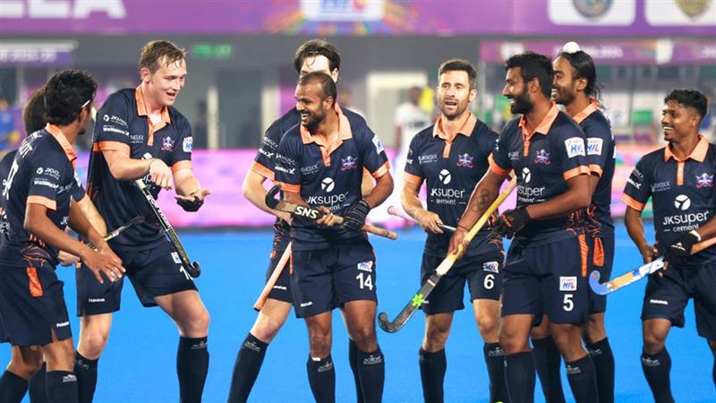 HIL 2024-25: UP Rudras defeat Soorma Hockey Club 3-0