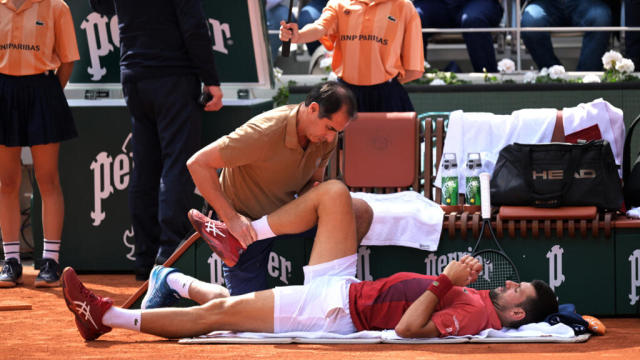 French Open: Novak Djokovic withdraws due to injury ahead of his quarter-final