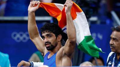 amansehrawatsecuresindias6thmedalatparisolympics2024