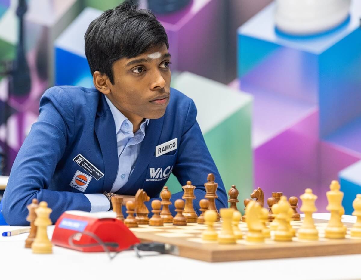 FIDE World Cup: Praggnanandhaa holds USA's Caruana