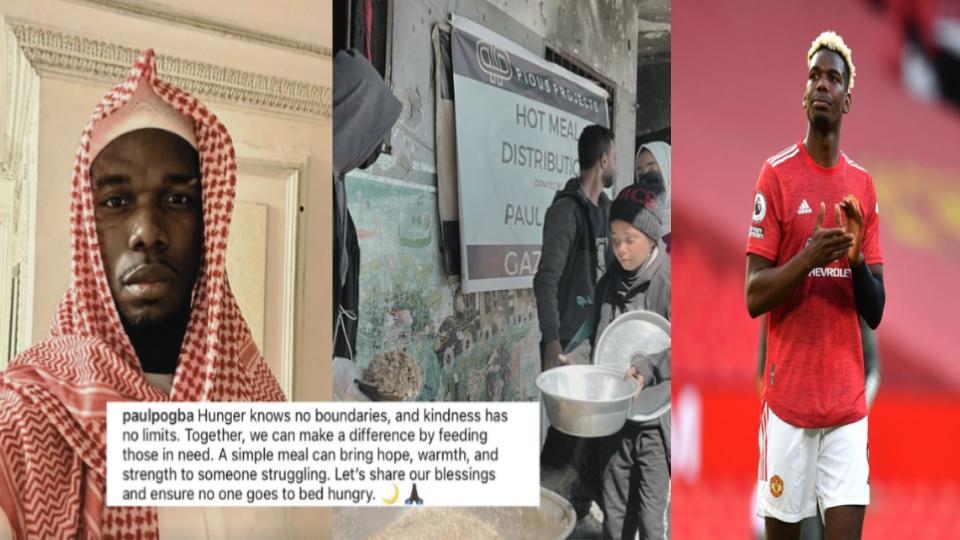 French footballer Paul Pogba launches Ramzan aid initiative for Gaza war victims