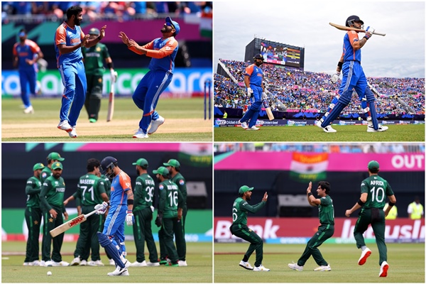 India Beat Pakistan By 6 Runs In ICC Men’s T20 Cricket World Cup In New York