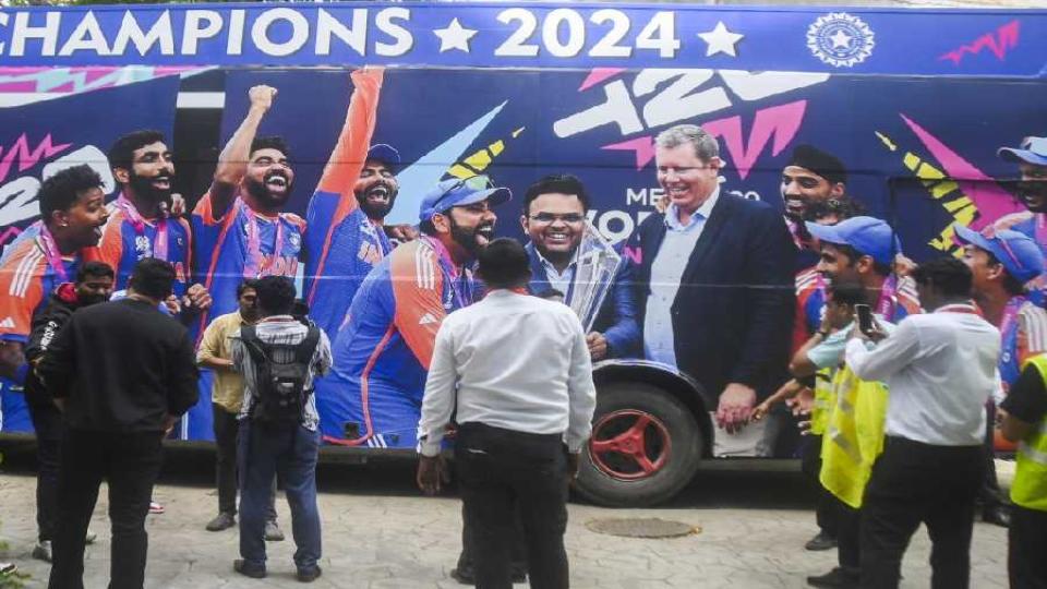 India’s victorious parade after T20 World Cup win delayed in Mumbai