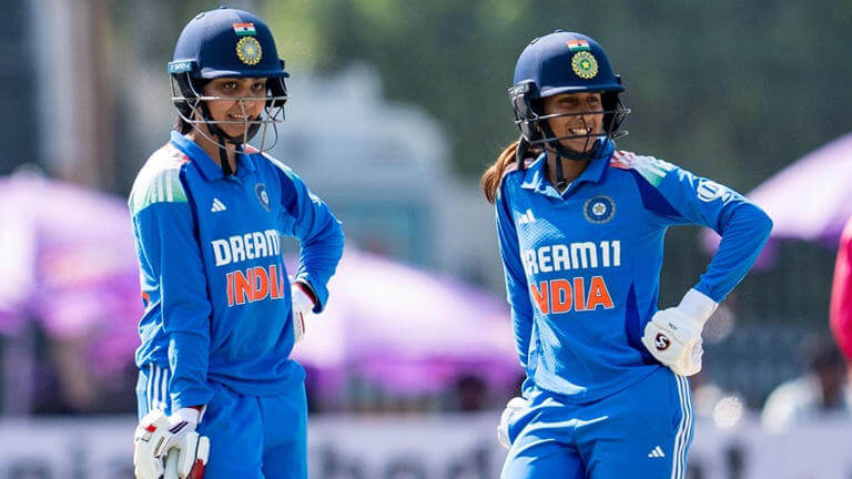 India Women break Men