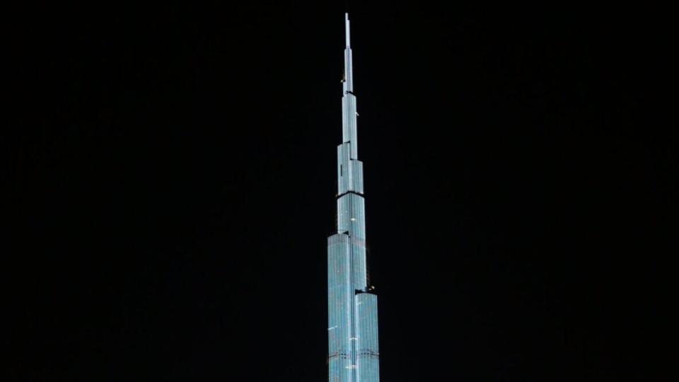 Burj Khalifa lights up for Olympic Day in Dubai