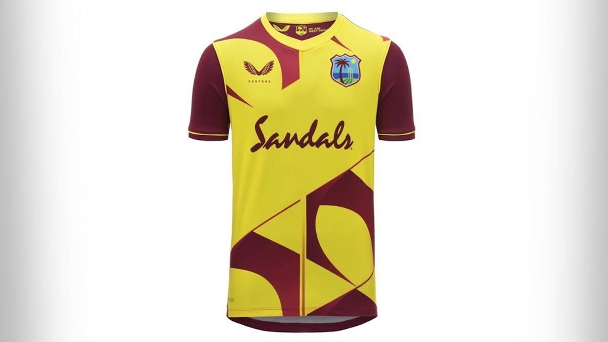 West Indies unveils new jersey as countdown to T20 World Cup starts.