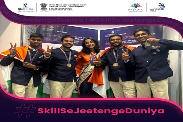 India Wins 16 Medals & Medallions of Excellence at World Skills 2024