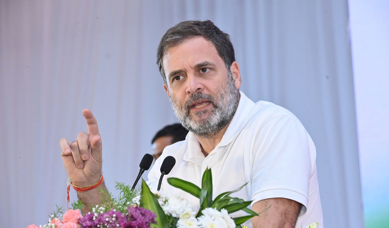 Rahul Gandhi compliments the Telangana’s leadership for the caste census process