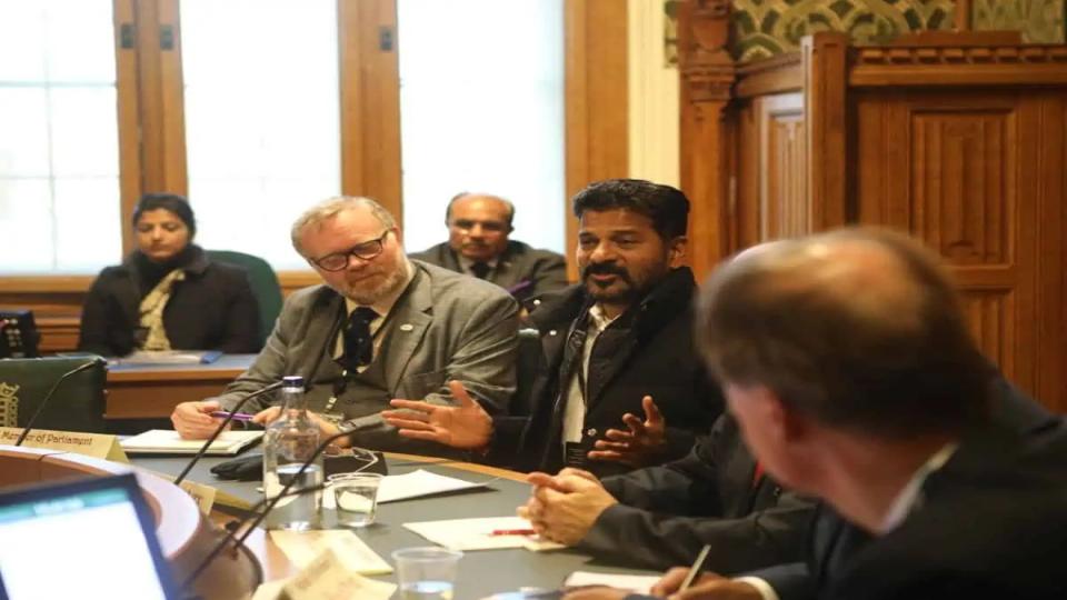 cmrevanthreddymeetsbritishmpsatukparliament