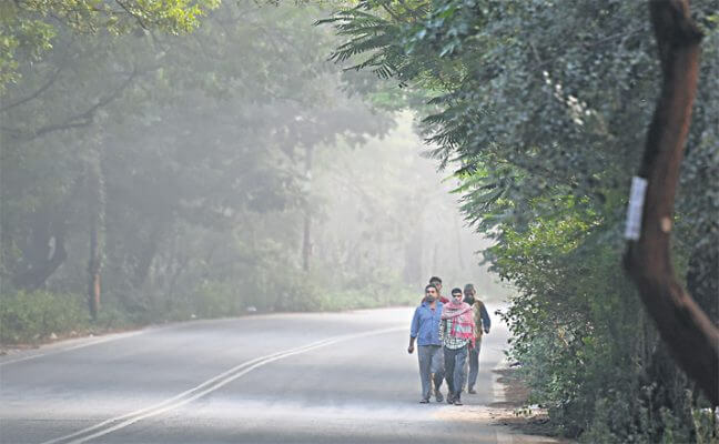 Minimum temperatures of Adilabad, Asifabad dip