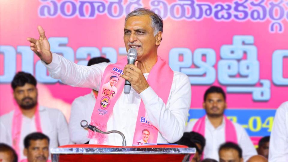 Harish Rao slams Telangana govt over non-payment of salaries