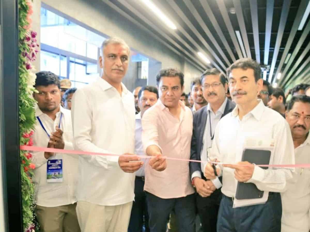 ktrharishraoinaugurateittowerinsiddipet