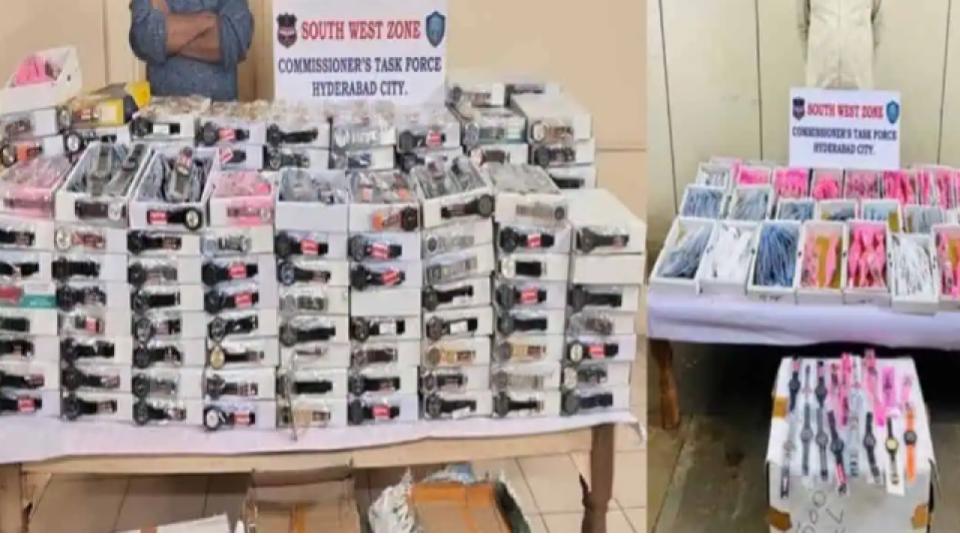 Three held for selling fake watches in Hyderabad, items worth Rs 1 cr seized