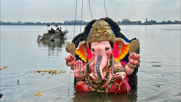 Ganesh immersion peaceful in Nizamabad