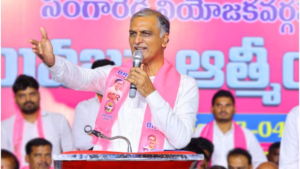 Harish Rao exposes Congress government’s claims on sale of assets