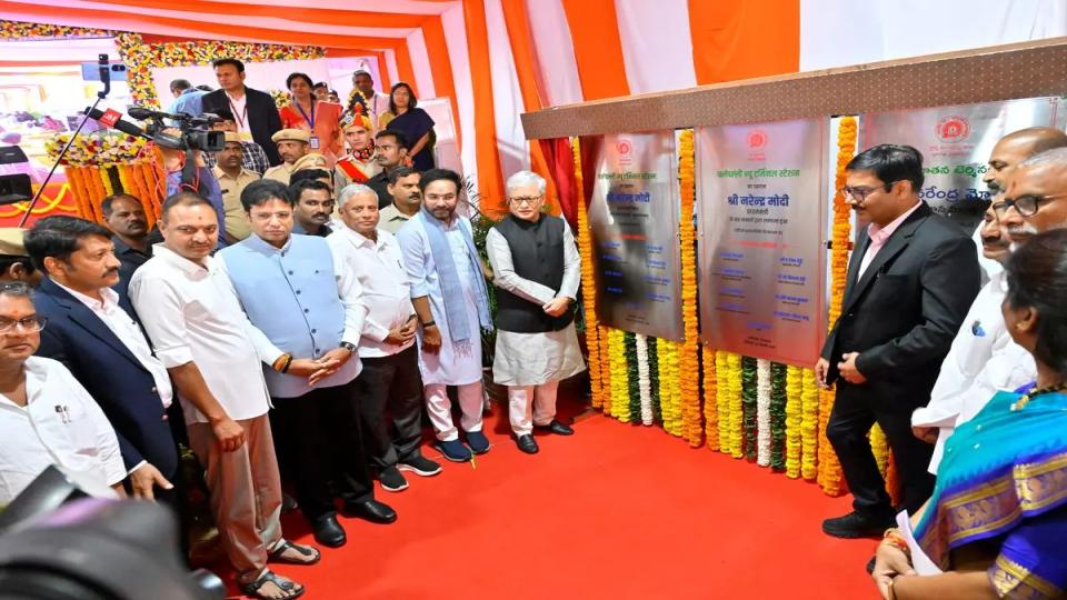 Modi inaugurates new-look Charlapalli railway station